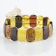 Natural wholesale amber bracelet mix